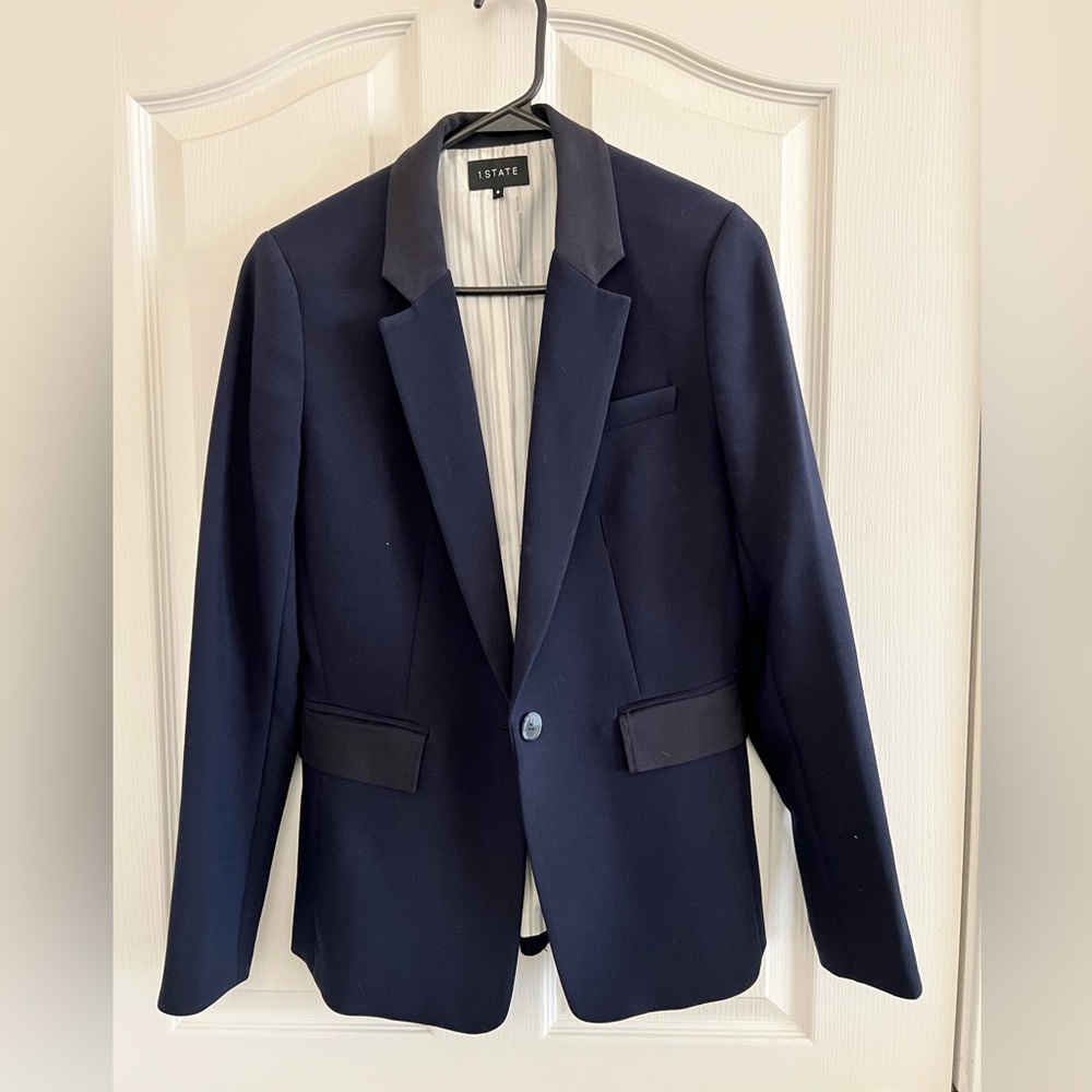 Ladies Navy 1.State Blazer